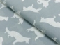 Preview: Kuscheldecke - Hunde hellgrau